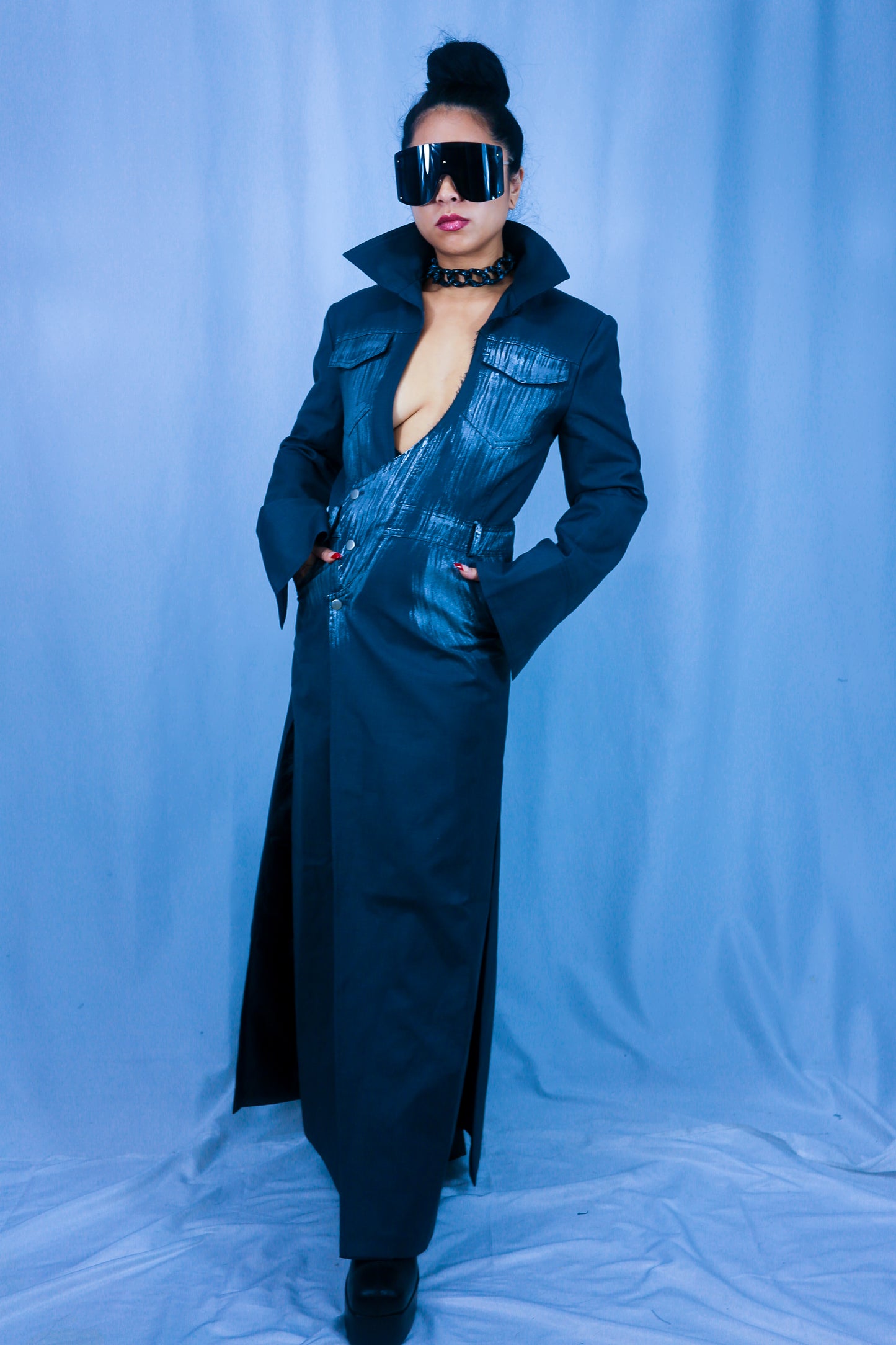 Trinity Painted Trench Coat