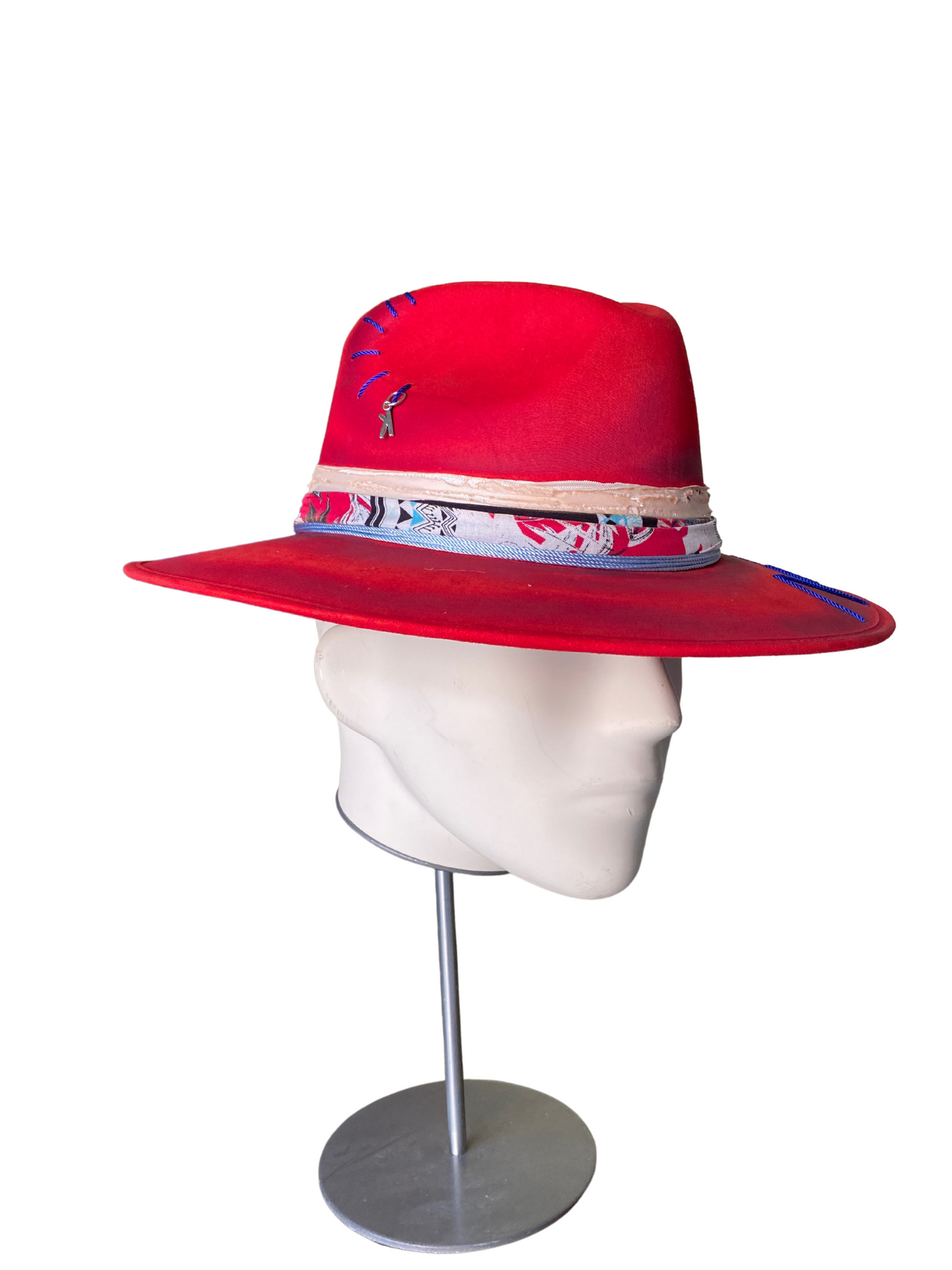 Scarlet Red Short Brim Custom Hat