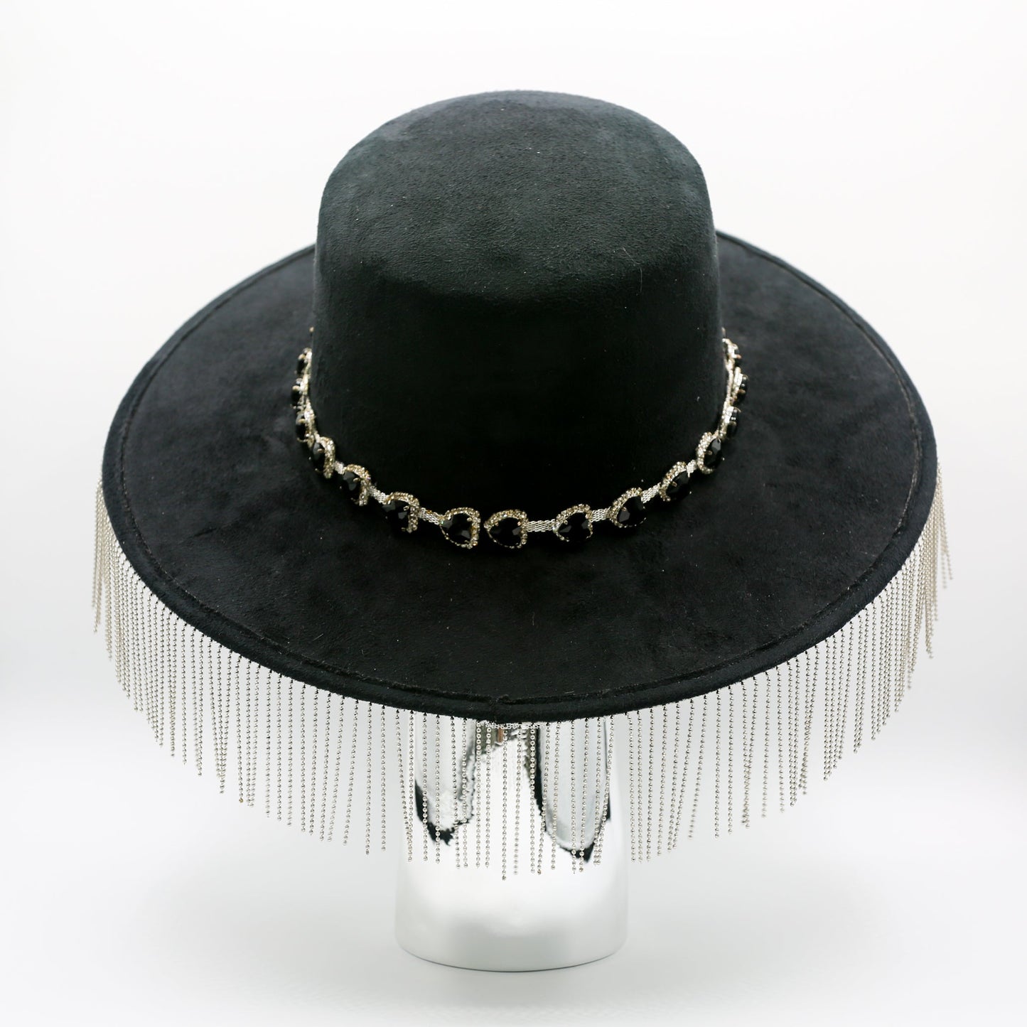 Zahra Metal Fringe Hat