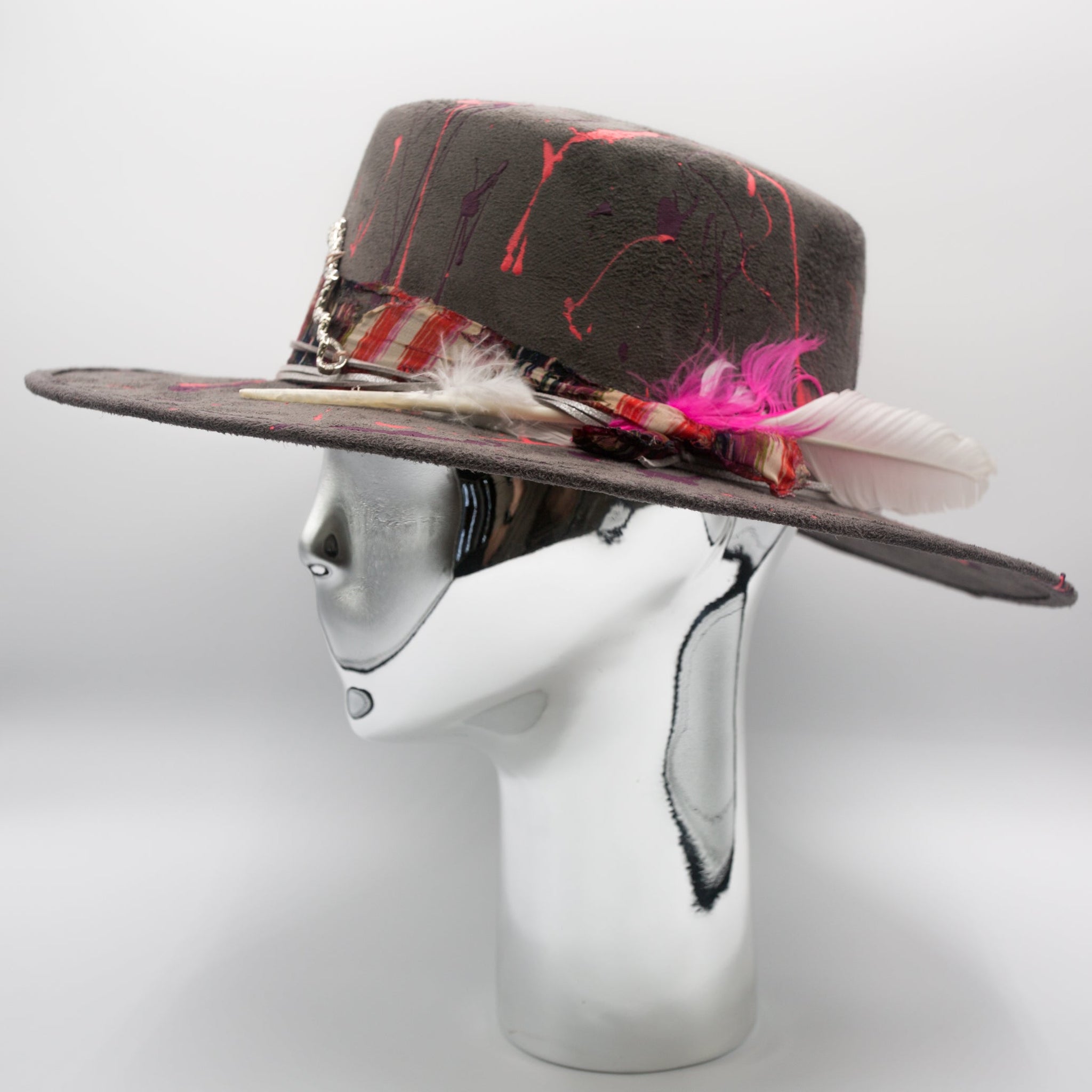 Stetson Womens Silver Kings Row Felt Hat